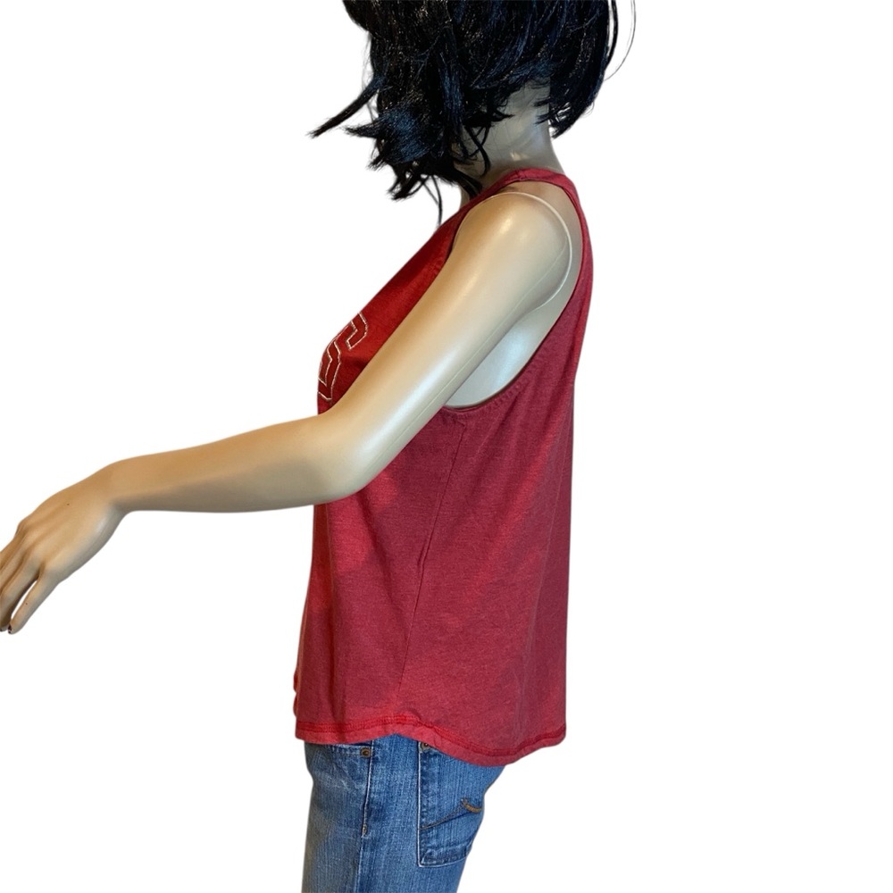 University of Oklahoma OU Sooners 1890 Distressed Tank Top Shirt Sz Medium EUC - Picture 3 of 6